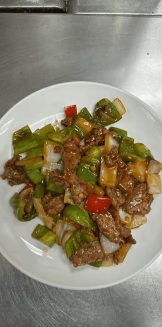 Pepper Steak With Onion.