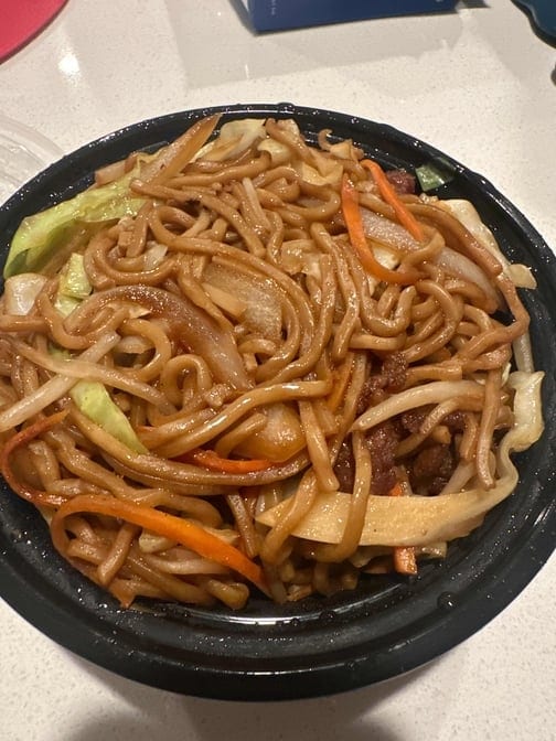 Beef Lo Mein.
