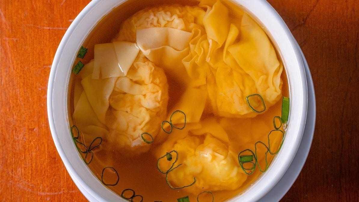 Classic Shrimp Wonton Soup.