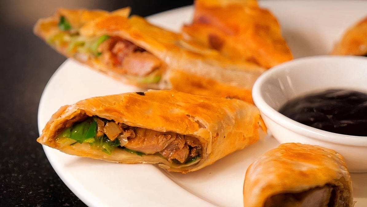 Peking Duck Roll.