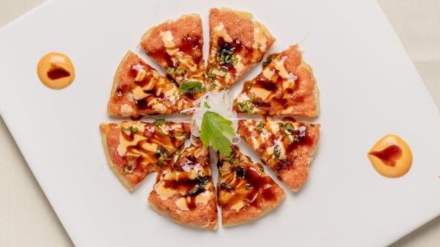 Sushi Pizza.