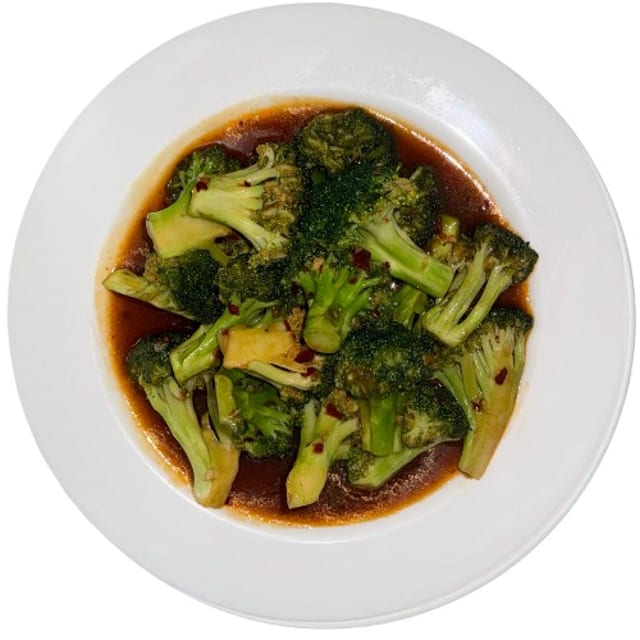 Broccoli with Garlic Sauce.