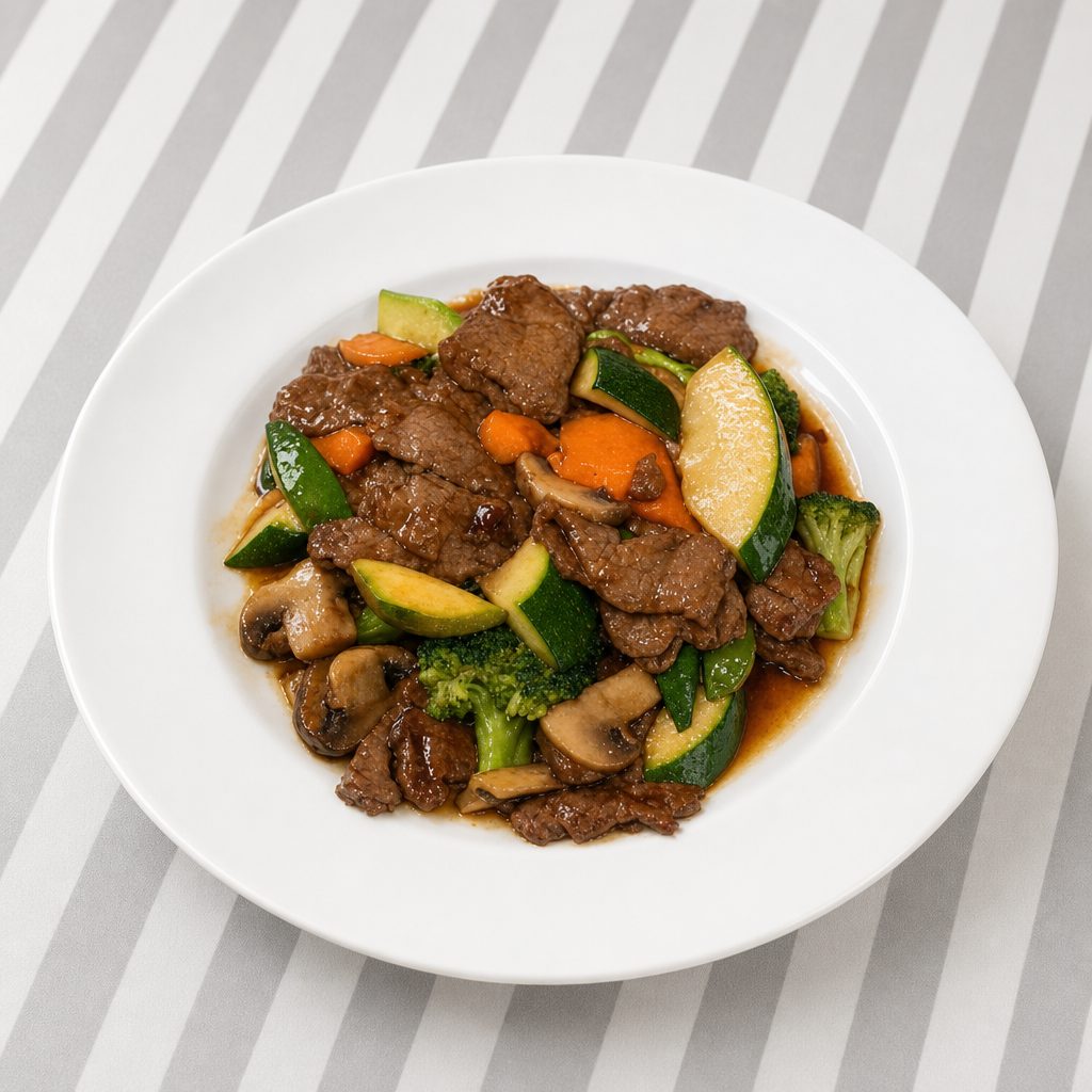 Beef with Vegetables.