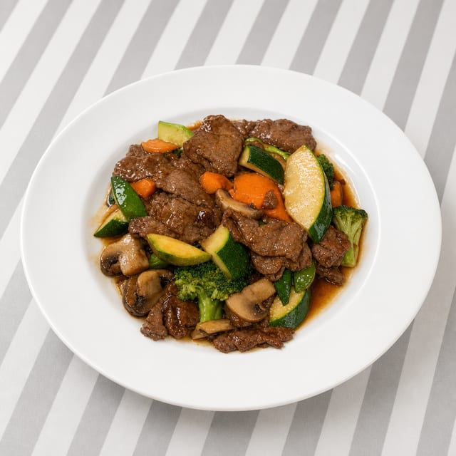 Beef with Vegetables.