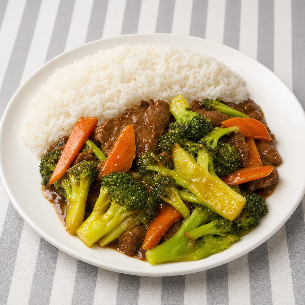 Beef with Broccoli.