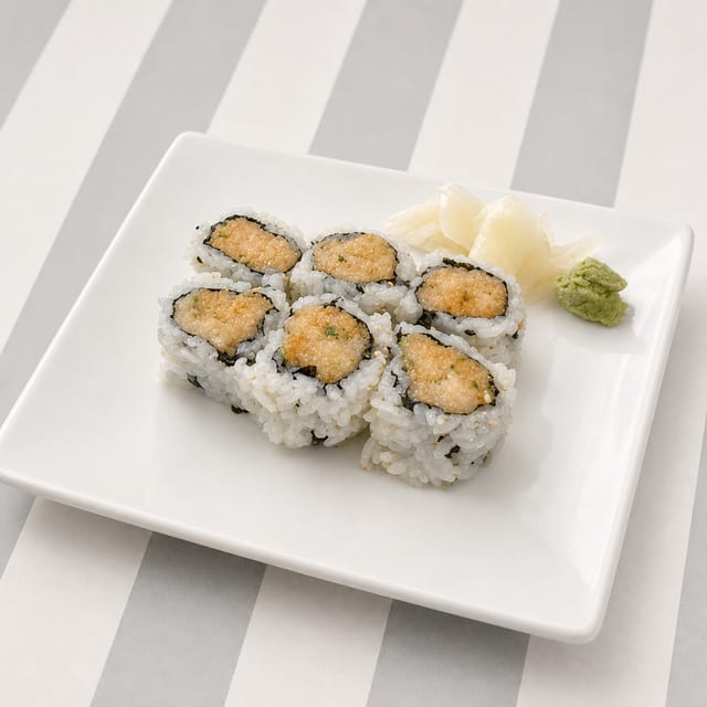 Spicy Yellowtail Roll.