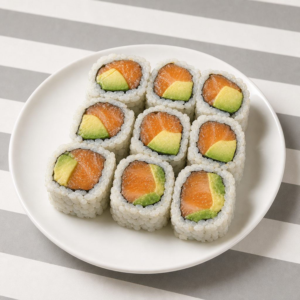 Salmon Avocado Roll.