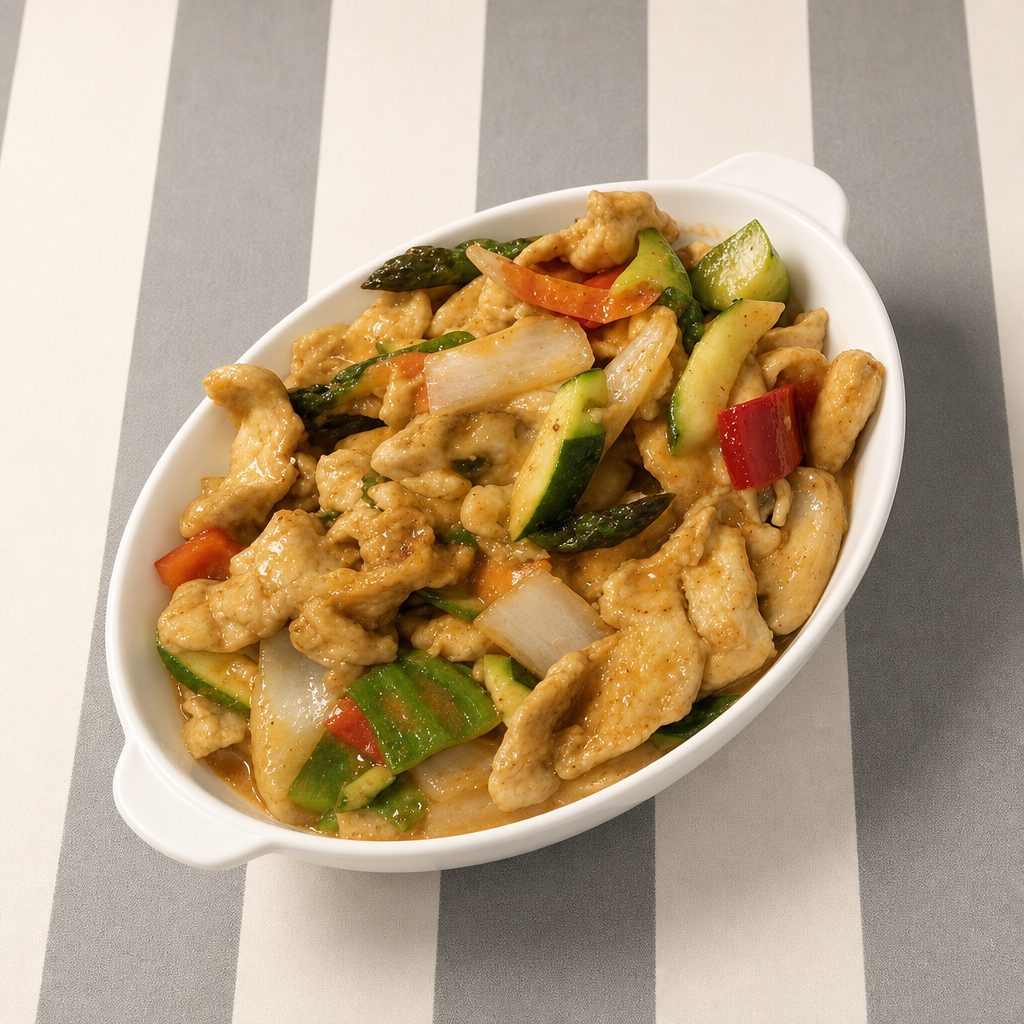 Thai Red Curry Chicken.