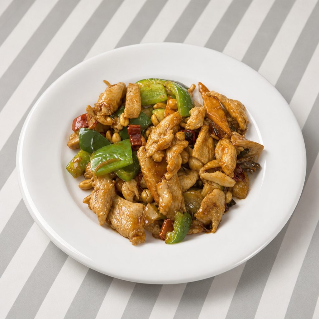 Kung Pao Chicken (With Peanuts).