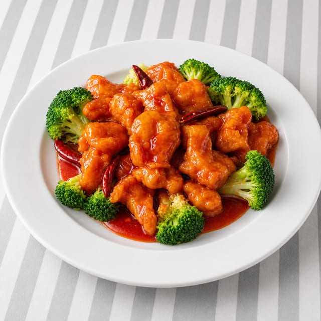 Sweet & Sour Chicken.