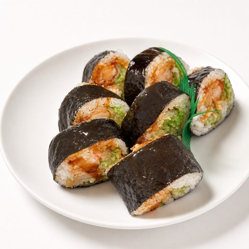 Tempura Roll (Shrimp, Chicken or Salmon).