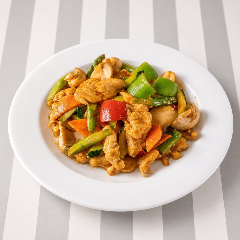 Thai Basil Chicken.