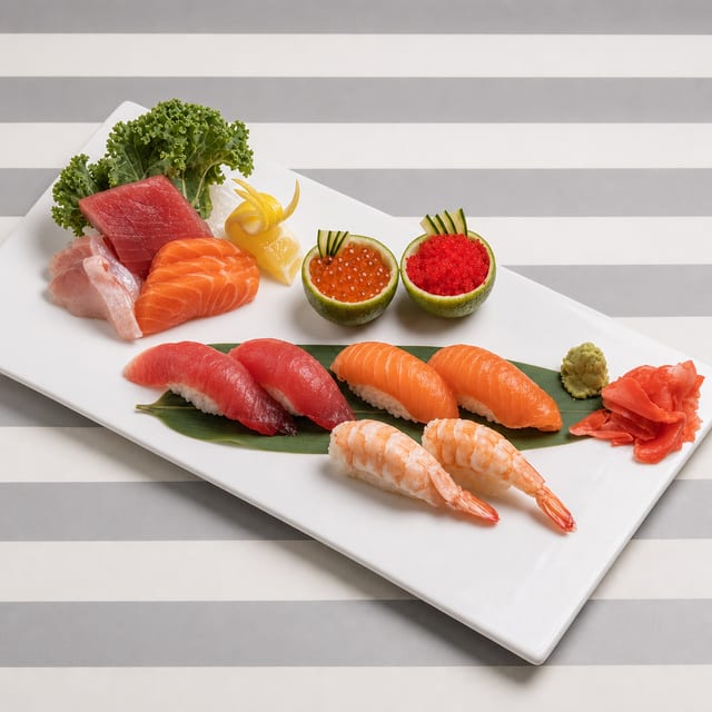 Sushi & Sashimi Combo Lunch.