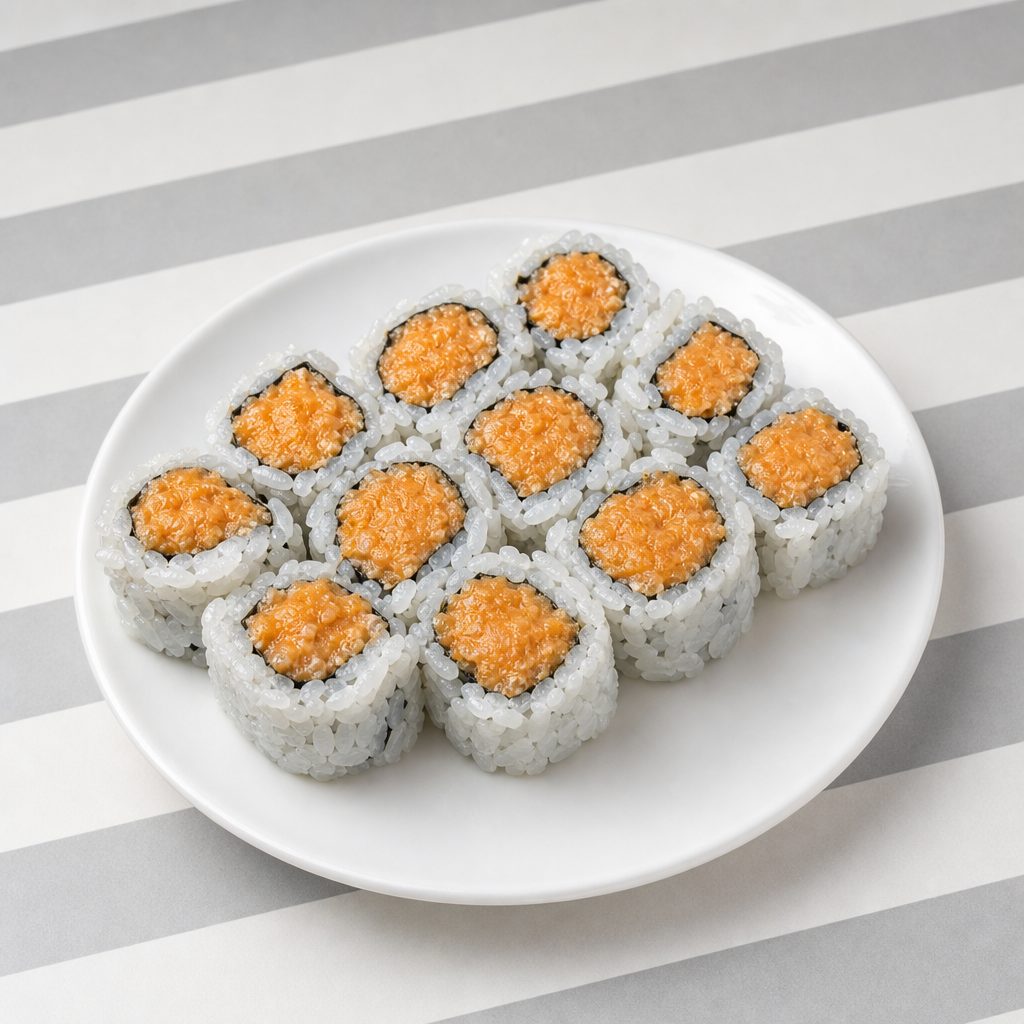 Spicy Salmon Roll.