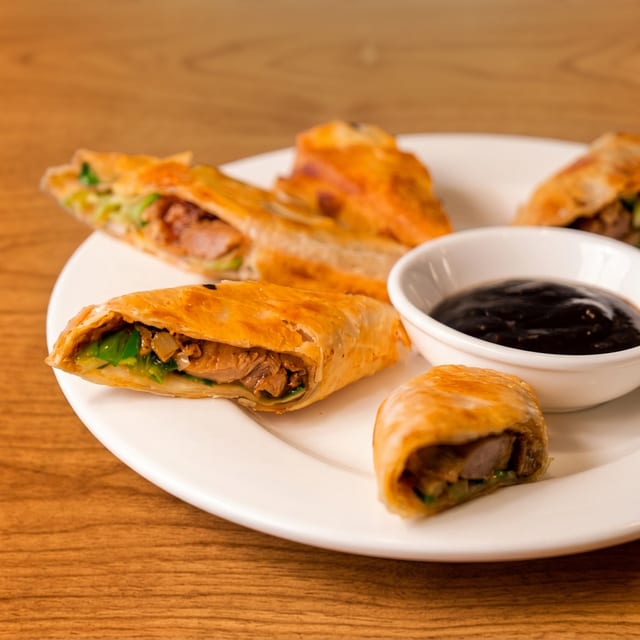 Peking Duck Roll.