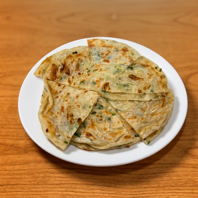 Scallions Pancakes.