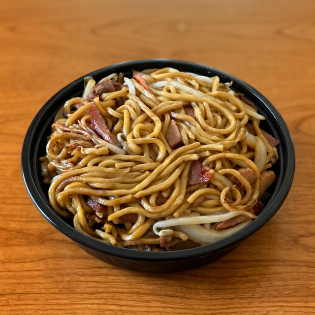 Shredded Pork Lo Mein.