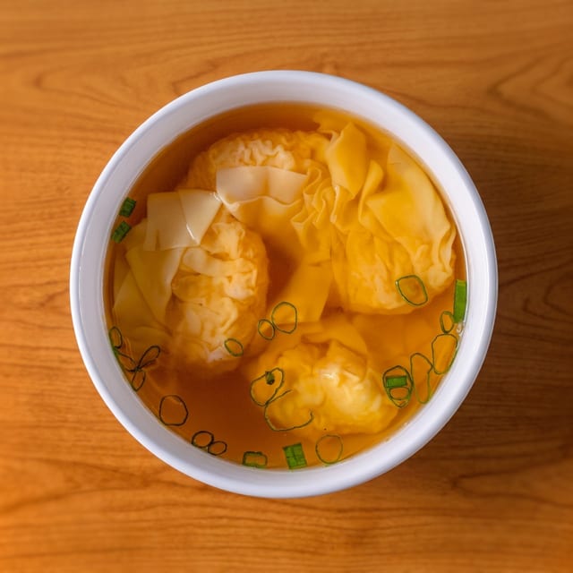 Classic Shrimp Wonton Soup.