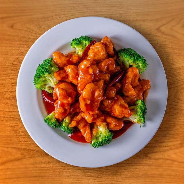 Sweet & Sour Chicken.