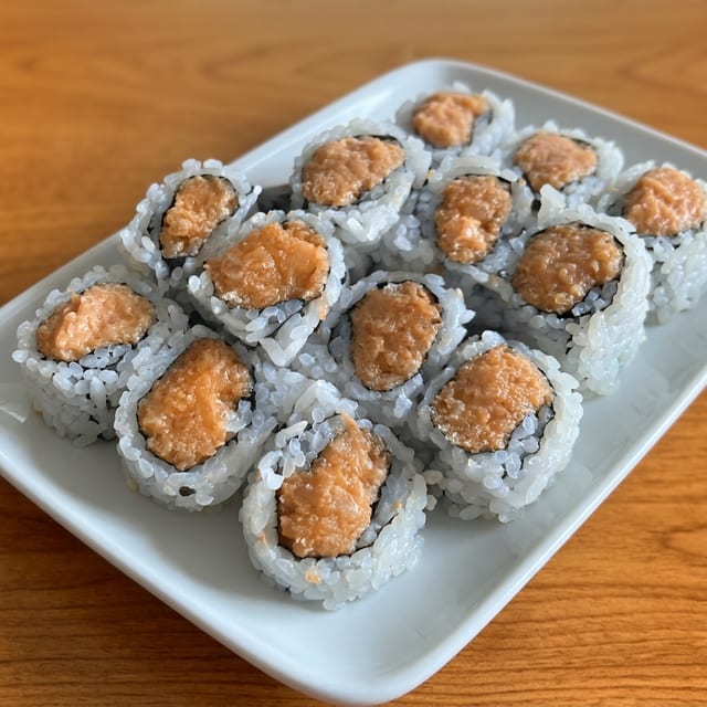 Spicy Salmon Roll.